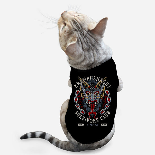 Krampusnacht Survivors Club-Cat-Basic-Pet Tank-Nemons