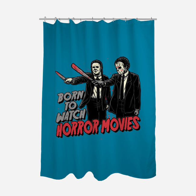 Horror Duo-None-Polyester-Shower Curtain-momma_gorilla