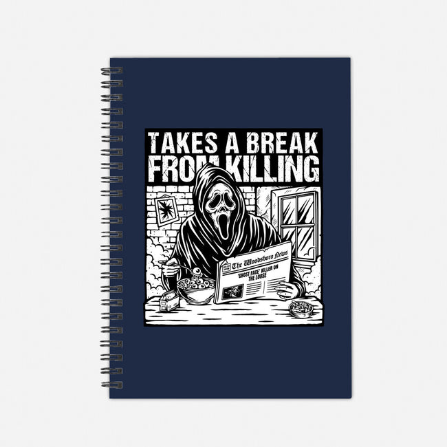 Takes A Break From Killing-None-Dot Grid-Notebook-Slikfreakdesign