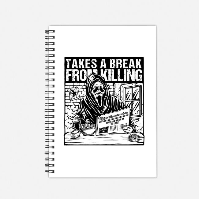 Takes A Break From Killing-None-Dot Grid-Notebook-Slikfreakdesign
