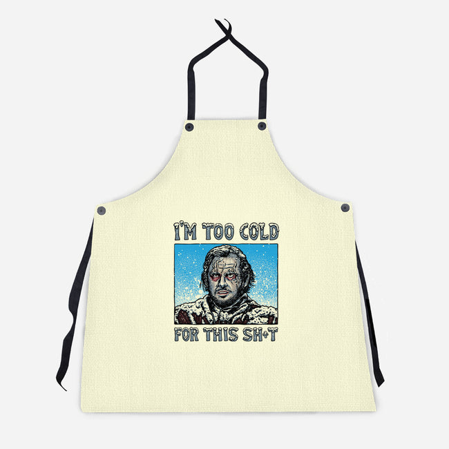 I'm Too Cold For This-Unisex-Kitchen-Apron-momma_gorilla