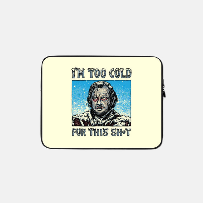 I'm Too Cold For This-None-Zippered-Laptop Sleeve-momma_gorilla