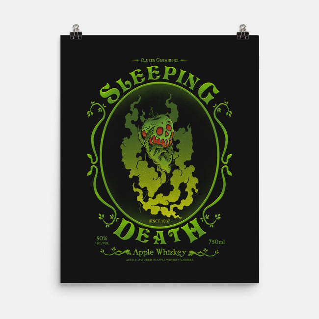 Sleeping Death Whiskey-None-Matte-Poster-pigboom