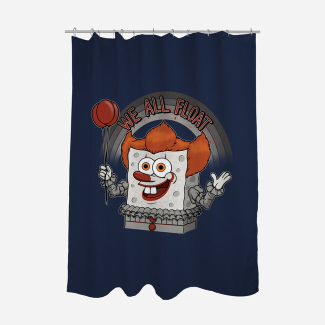 As Long As We All Float-None-Polyester-Shower Curtain-pigboom
