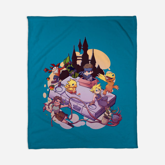 Nostalgic Players-None-Fleece-Blanket-jacnicolauart