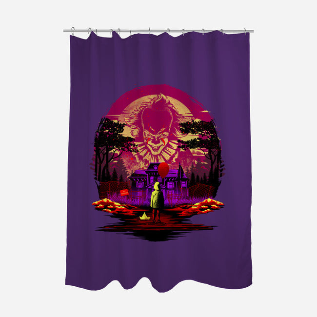 Attack Of Penny-None-Polyester-Shower Curtain-hypertwenty
