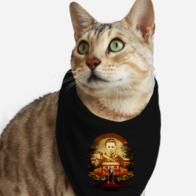 Attack Of Michael Myers-Cat-Bandana-Pet Collar-hypertwenty