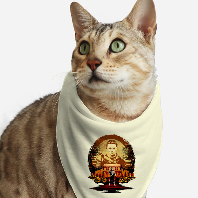 Attack Of Michael Myers-Cat-Bandana-Pet Collar-hypertwenty