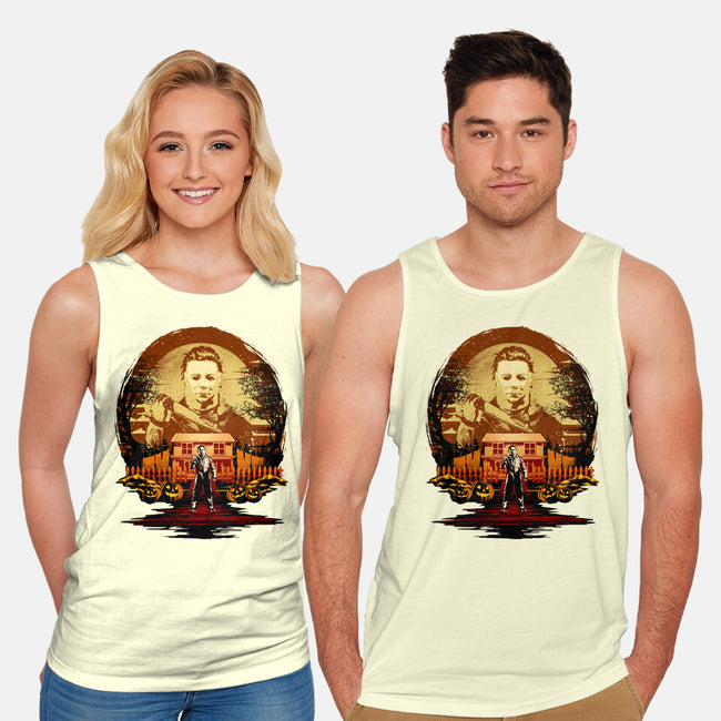Attack Of Michael Myers-Unisex-Basic-Tank-hypertwenty