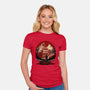 Attack Of Freddy-Womens-Fitted-Tee-hypertwenty