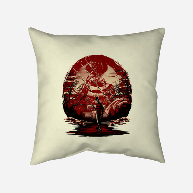 Attack Of Freddy-None-Removable Cover-Throw Pillow-hypertwenty