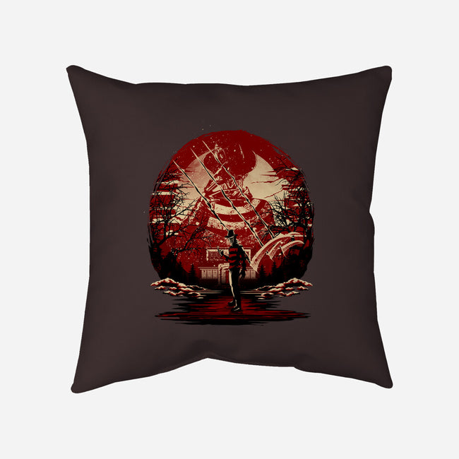 Attack Of Freddy-None-Removable Cover-Throw Pillow-hypertwenty