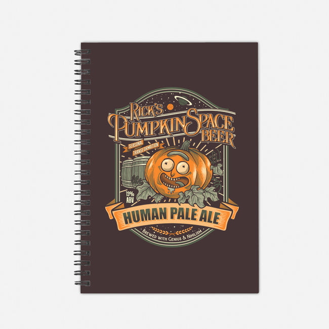 Pumpkin Space Beer-None-Dot Grid-Notebook-diegopedauye