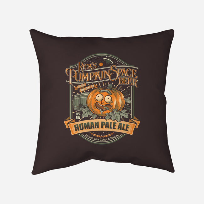 Pumpkin Space Beer-None-Removable Cover w Insert-Throw Pillow-diegopedauye