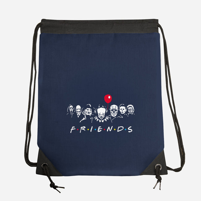 Horror Friends-None-Drawstring-Bag-MaxoArt