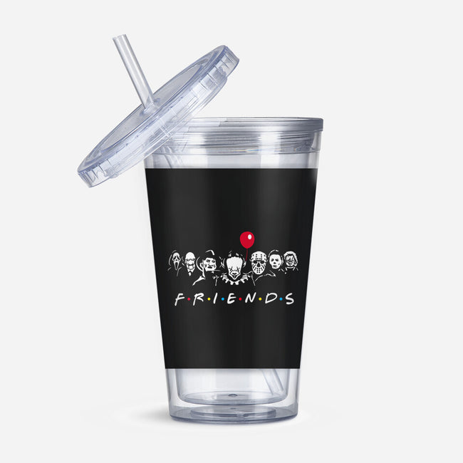 Horror Friends-None-Acrylic Tumbler-Drinkware-MaxoArt