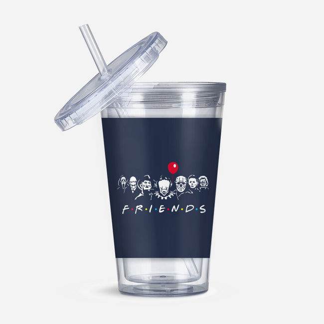 Horror Friends-None-Acrylic Tumbler-Drinkware-MaxoArt