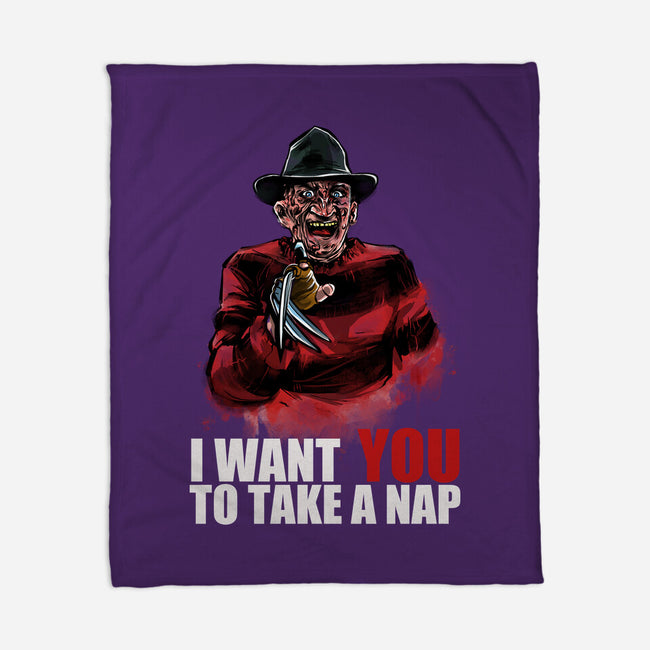 I Want You To Take A Nap-None-Fleece-Blanket-zascanauta