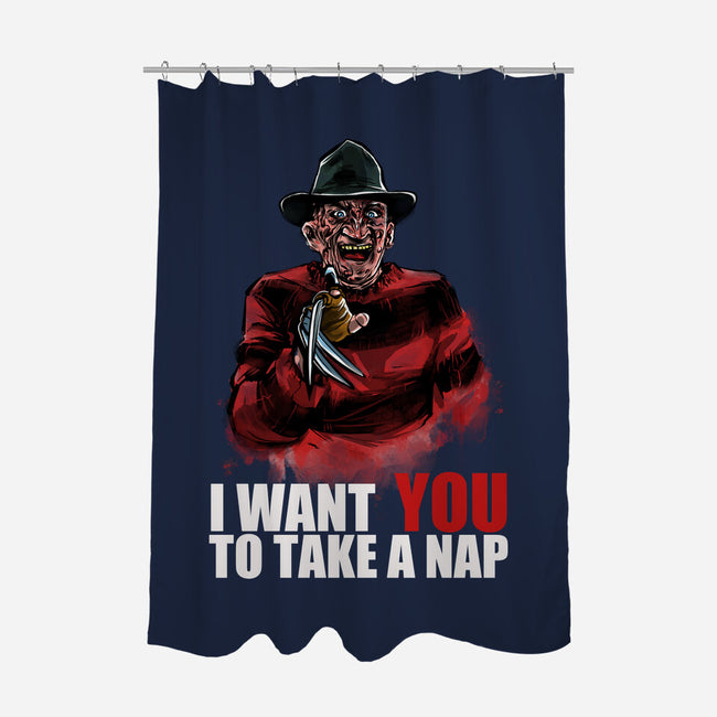 I Want You To Take A Nap-None-Polyester-Shower Curtain-zascanauta