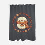 Ghostly Fall Vibes-None-Polyester-Shower Curtain-TechraNova