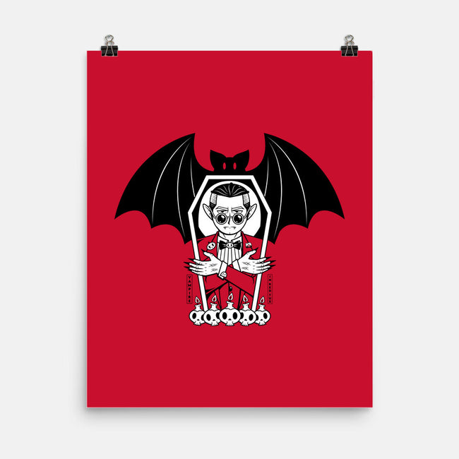 Vampire In Red Tux-None-Matte-Poster-krisren28