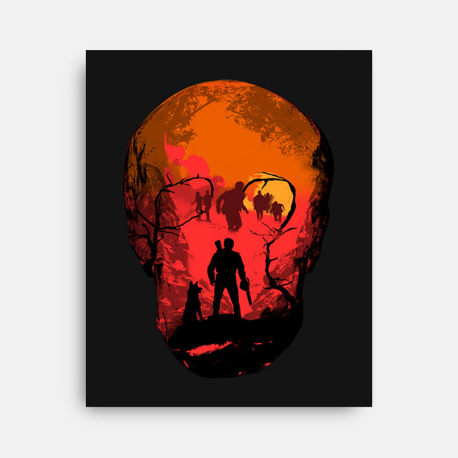 Evil Dead Fight-None-Stretched-Canvas-heydale