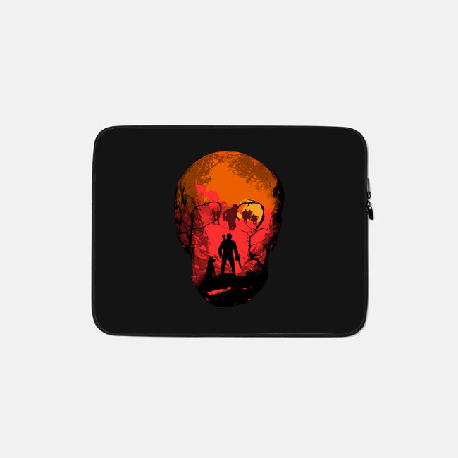 Evil Dead Fight-None-Zippered-Laptop Sleeve-heydale