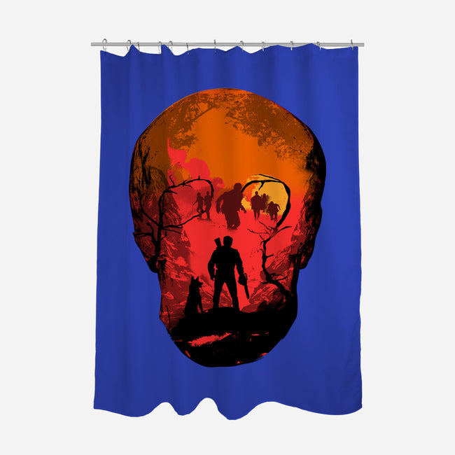 Evil Dead Fight-None-Polyester-Shower Curtain-heydale