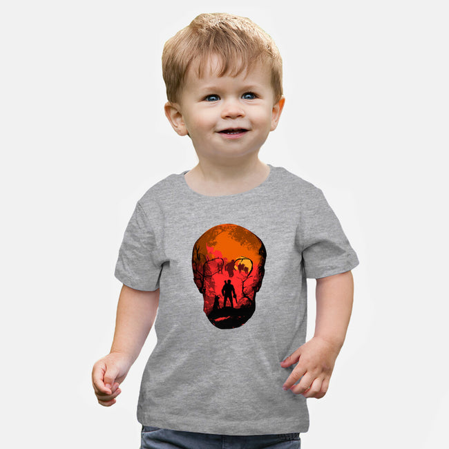 Evil Dead Fight-Baby-Basic-Tee-heydale