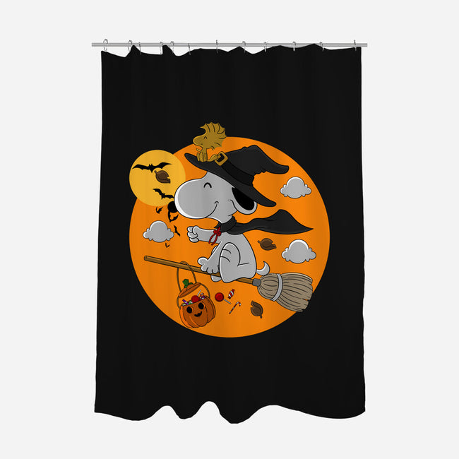 Peanuts Witch-None-Polyester-Shower Curtain-Tri haryadi