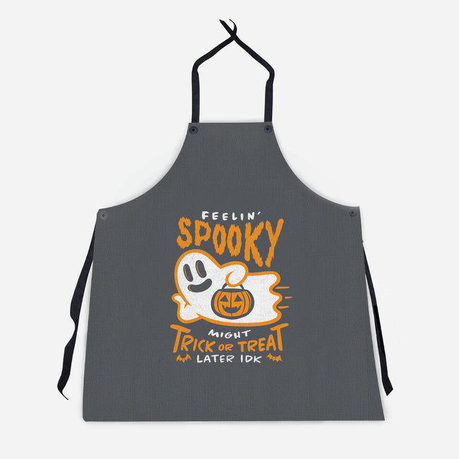 Might Trick Or Treat Later-Unisex-Kitchen-Apron-RyanAstle