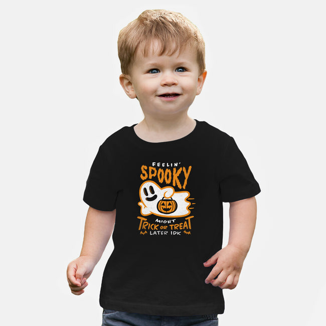 Might Trick Or Treat Later-Baby-Basic-Tee-RyanAstle
