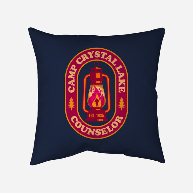 Camp Crystal Lake Counselor-None-Removable Cover w Insert-Throw Pillow-sachpica