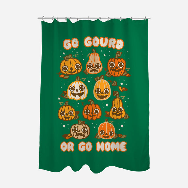 Go Gourd Or Go Home-None-Polyester-Shower Curtain-Weird & Punderful