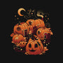 Pumpkin House Halloween-Cat-Basic-Pet Tank-tobefonseca