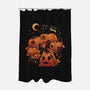 Pumpkin House Halloween-None-Polyester-Shower Curtain-tobefonseca