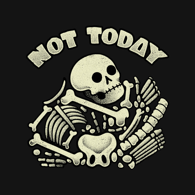 Not Today Skeleton-Unisex-Baseball-Tee-tobefonseca