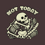 Not Today Skeleton-None-Zippered-Laptop Sleeve-tobefonseca