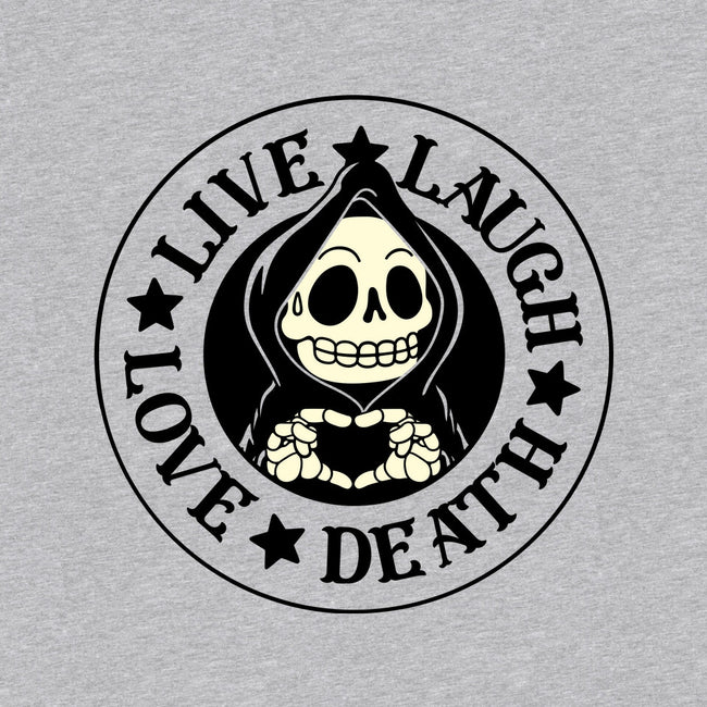 Live Laugh Love Death-Baby-Basic-Onesie-tobefonseca