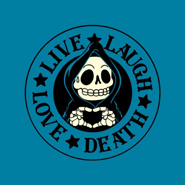 Live Laugh Love Death-None-Beach-Towel-tobefonseca