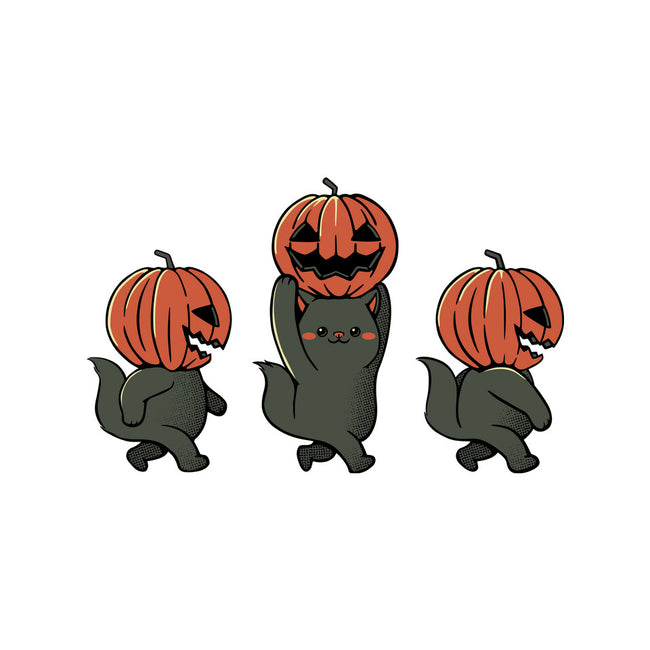 Halloween Pumpkin Kittens-None-Fleece-Blanket-tobefonseca