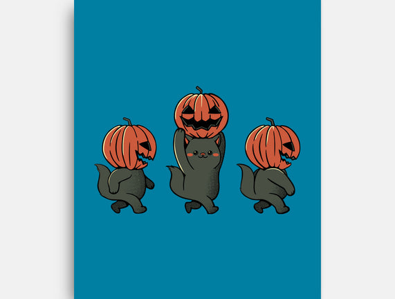 Halloween Pumpkin Kittens