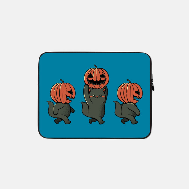 Halloween Pumpkin Kittens-None-Zippered-Laptop Sleeve-tobefonseca