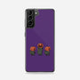 Halloween Pumpkin Kittens-Samsung-Snap-Phone Case-tobefonseca