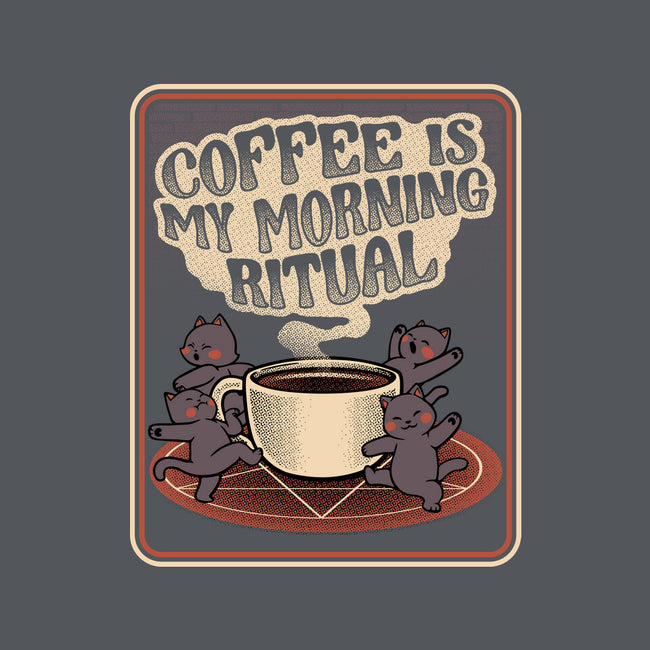 Coffee Morning Ritual Cats-None-Matte-Poster-tobefonseca