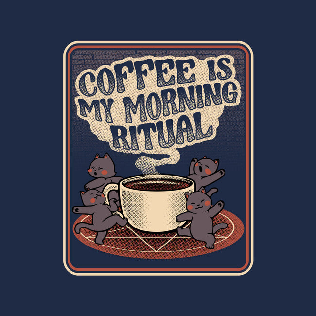 Coffee Morning Ritual Cats-Cat-Basic-Pet Tank-tobefonseca