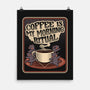 Coffee Morning Ritual Cats-None-Matte-Poster-tobefonseca