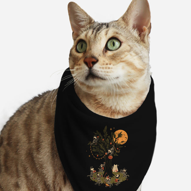 Black Cats Tree-Cat-Bandana-Pet Collar-tobefonseca