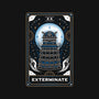 Exterminate Tarot Card-Womens-Off Shoulder-Tee-Logozaste