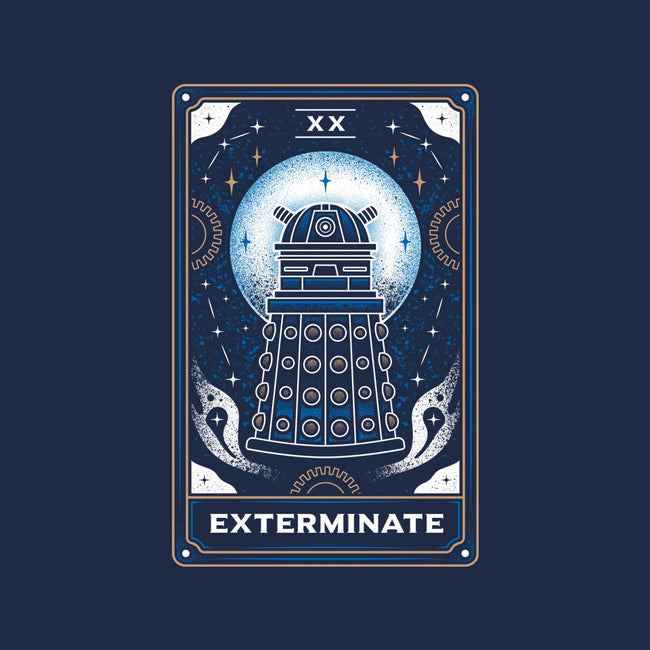 Exterminate Tarot Card-None-Removable Cover-Throw Pillow-Logozaste